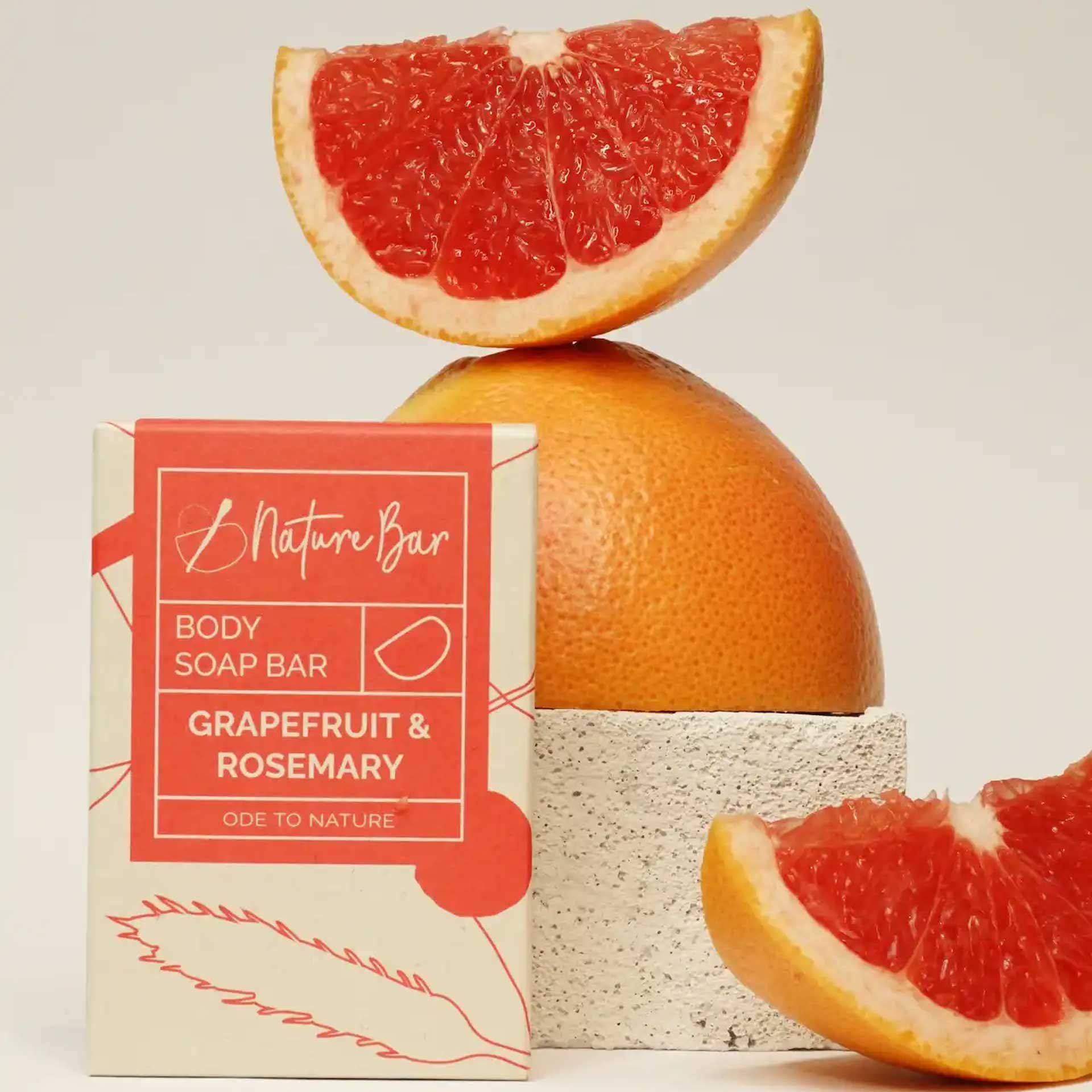 grapefruit zeep natuurlijke zeep rozemarijn nature bar pynappel