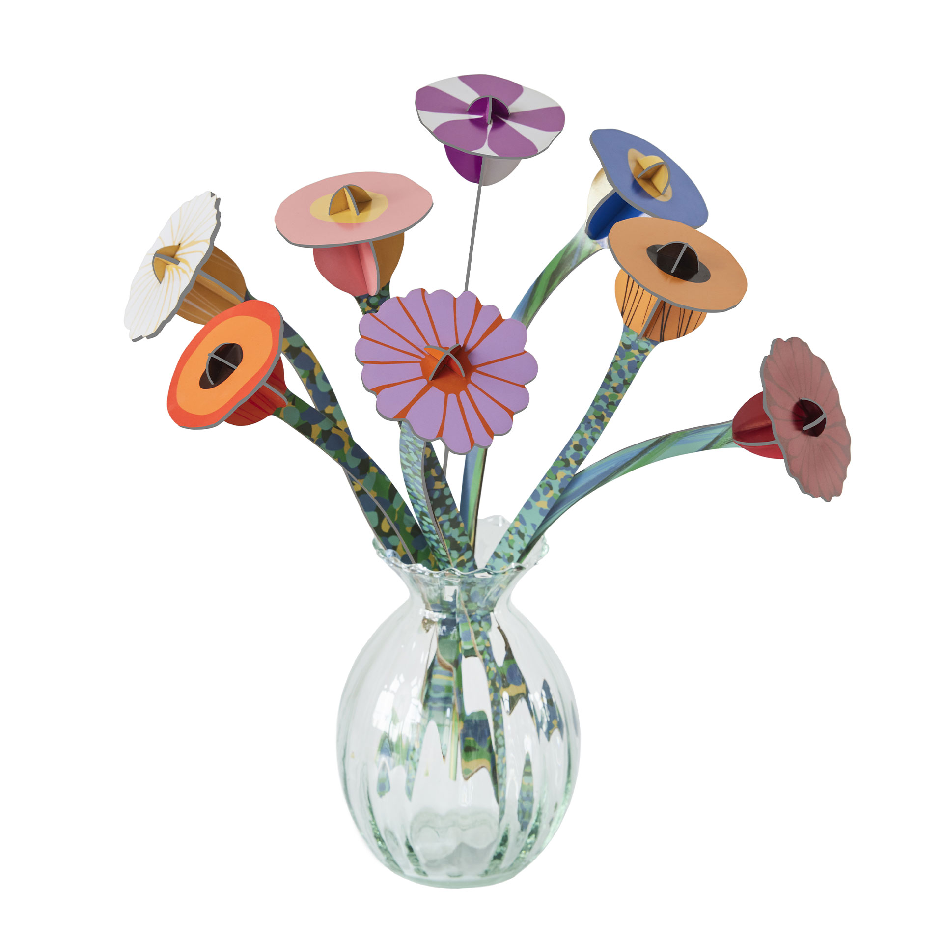 studio roof bloemen 3d bloemen kartonnen bloemen klimt garden 3d boeket pynappel brievenbus cadeau