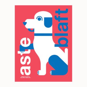 asteblaft studio turbo poster raoul wilke offset print a4 pynappel