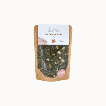 losse thee cadeau groene thee dadel roos