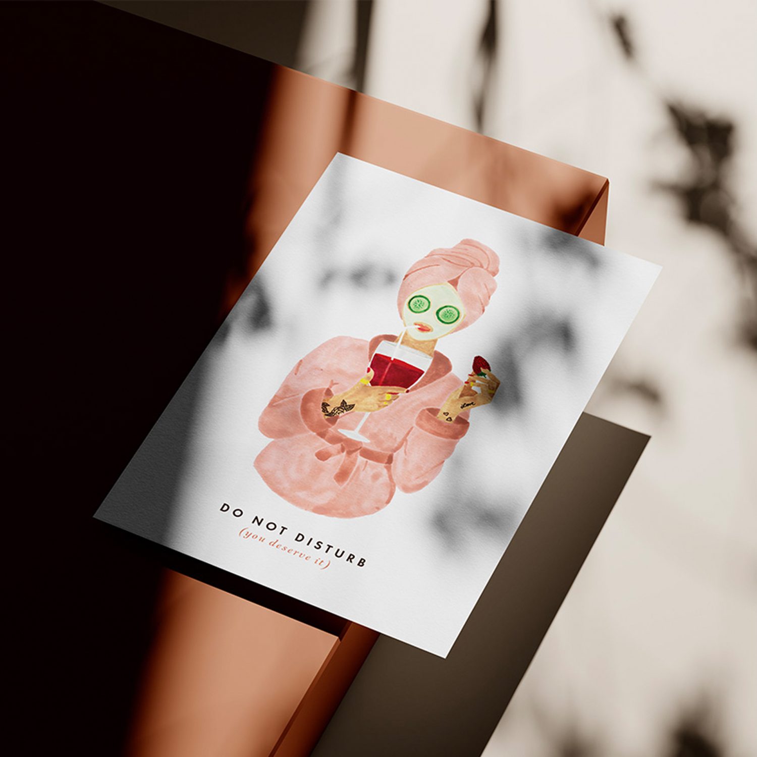 origineel moederdag cadeau kaart do not disturb a6 pynappel moederdag brievenbus cadeau