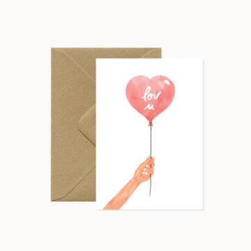 liefdeskaart lov u ansichtkaart love you atwts pynappel