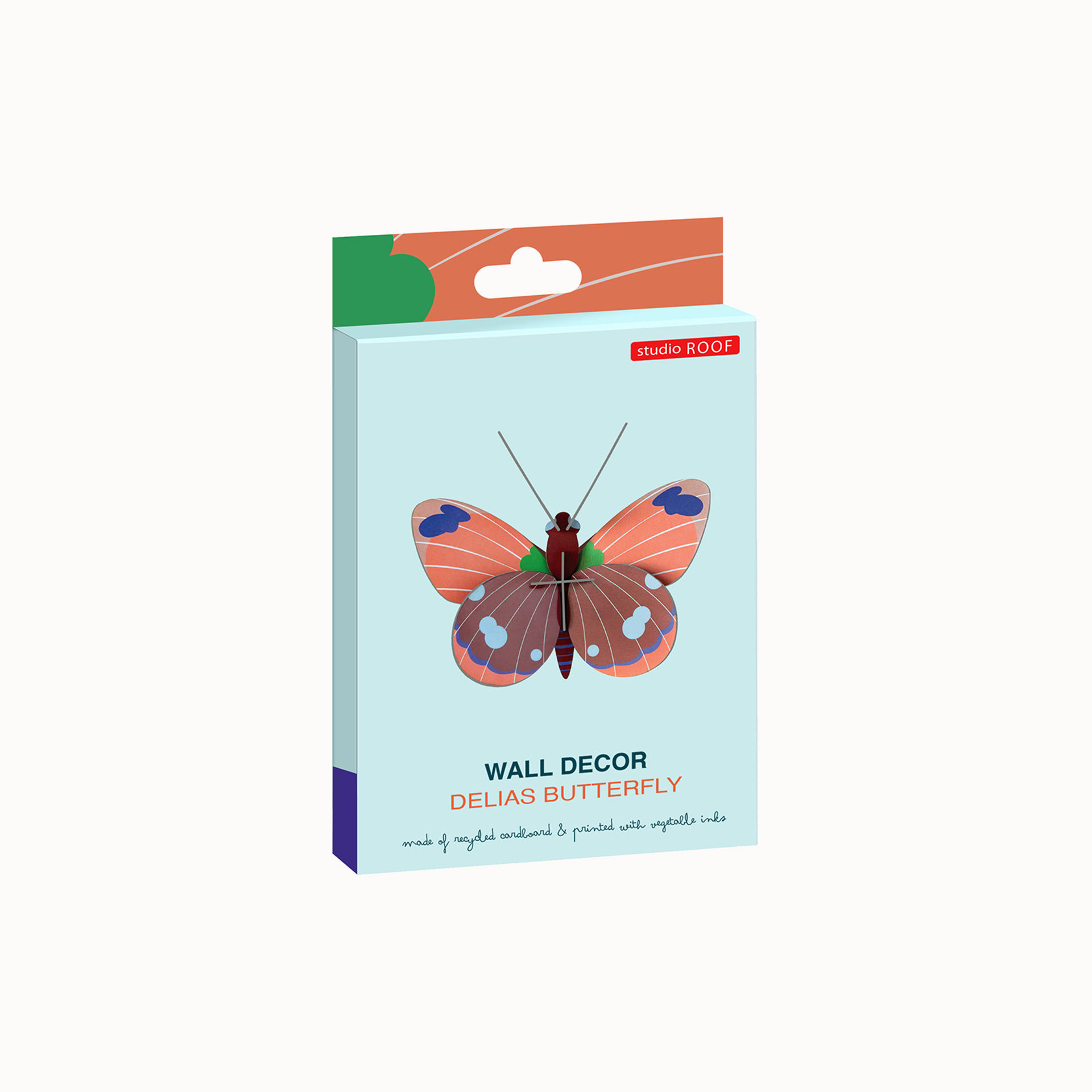muurdecoratie vlinder studio roof delias butterfly vlinder van papier pynappel brievenbus cadeau
