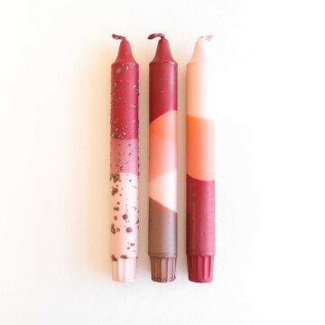 autumn nude herfst dip dye kaarsen nordtrice stearine kaarsen