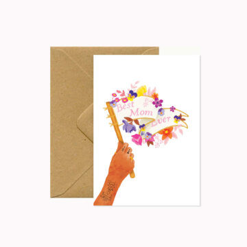 best mom ever kaart moederdag kaart voor mama all the ways to say pynappel brievenbus cadeau