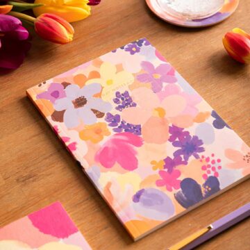 dotted notitieboek a5 flower garden all the ways to say notitie puntjespapier design pynappel