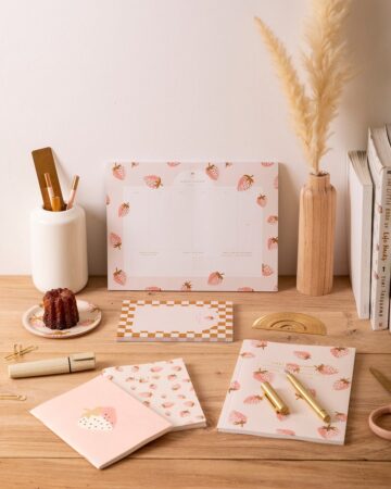 dotted notitieboek a5 strawberries all the ways to say notitie puntjespapier design pynappel