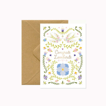 felicitatiekaart bruiloft felicitatie bruiloft kaart lovebirds all the ways to say