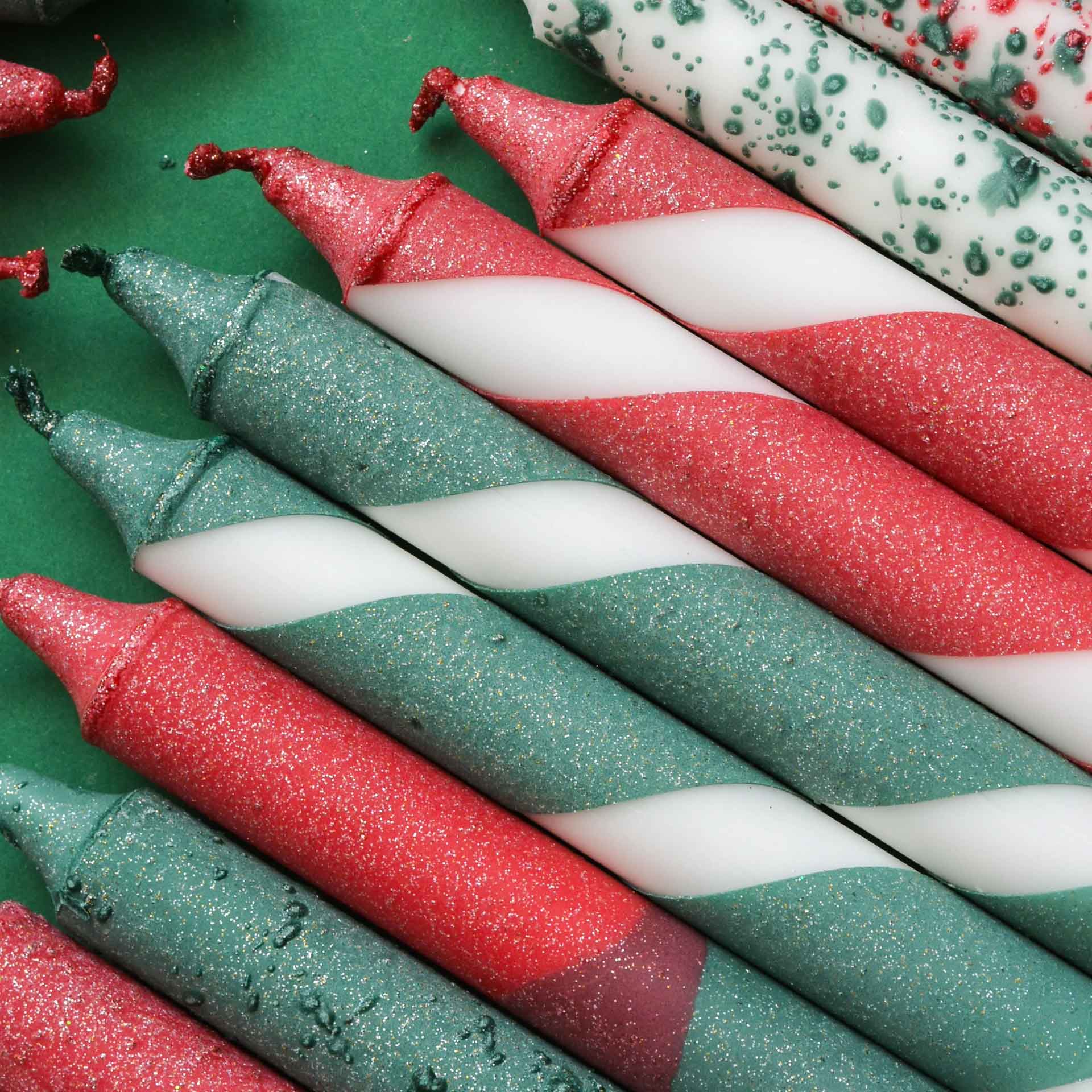 glitter kaarsen kerst kaarsen christmas mix stearine kerstkaars pynappel dinerkaarsen kerst brievenbus cadeau