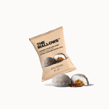karamel gevulde marshmallow coffee belgian white choc koffie witte chocolade the mallows pynappel