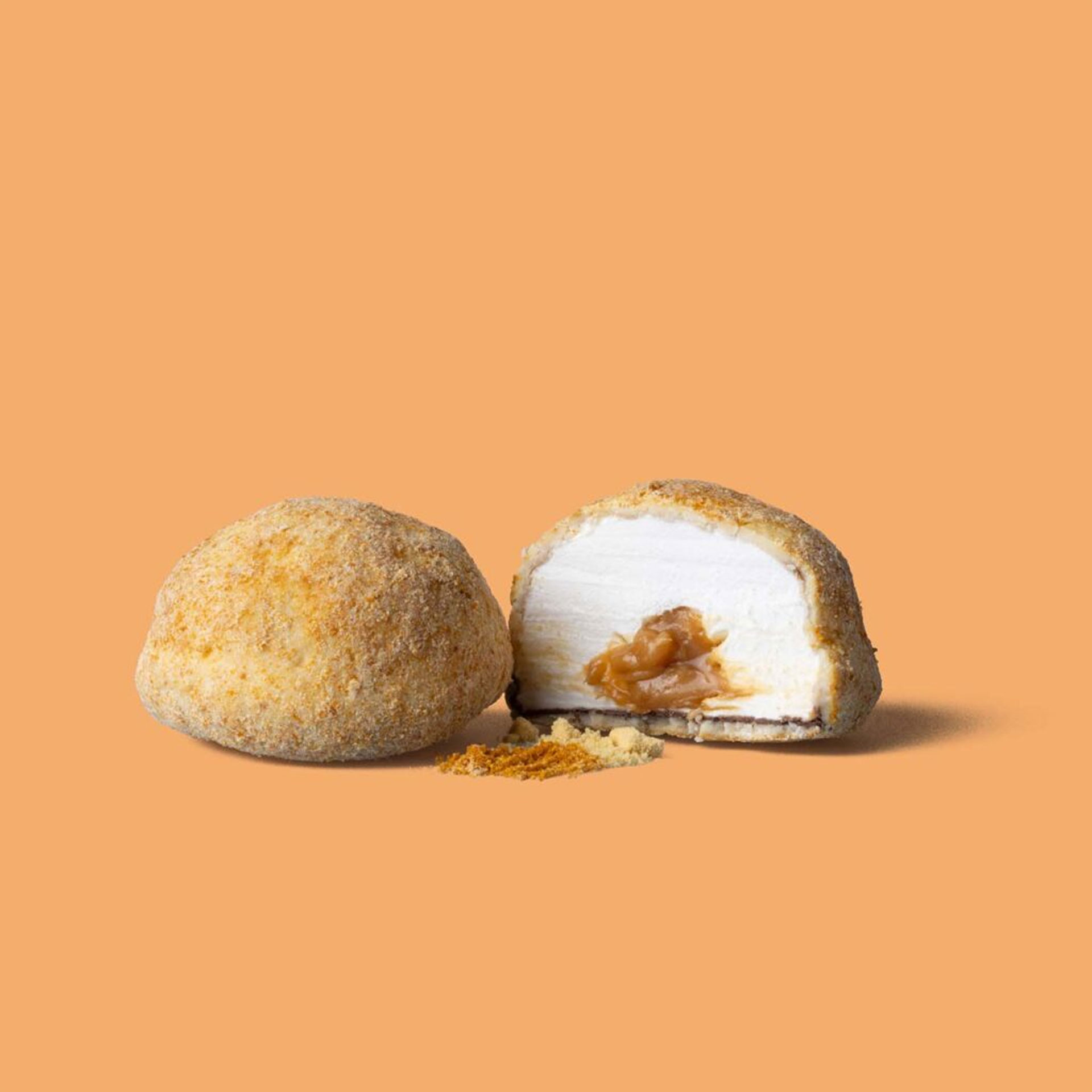 karamel gevulde marshmallow witte chocolade passion fruit the mallows pynappel