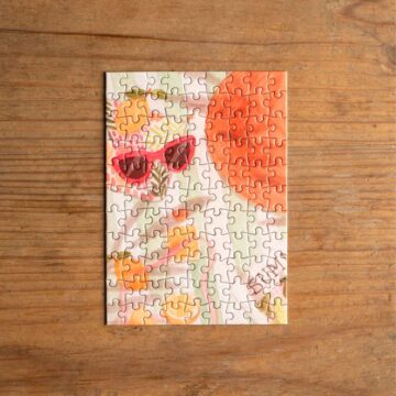 mini puzzel volwassenen chill summer trevell 99 stukjes pynappel