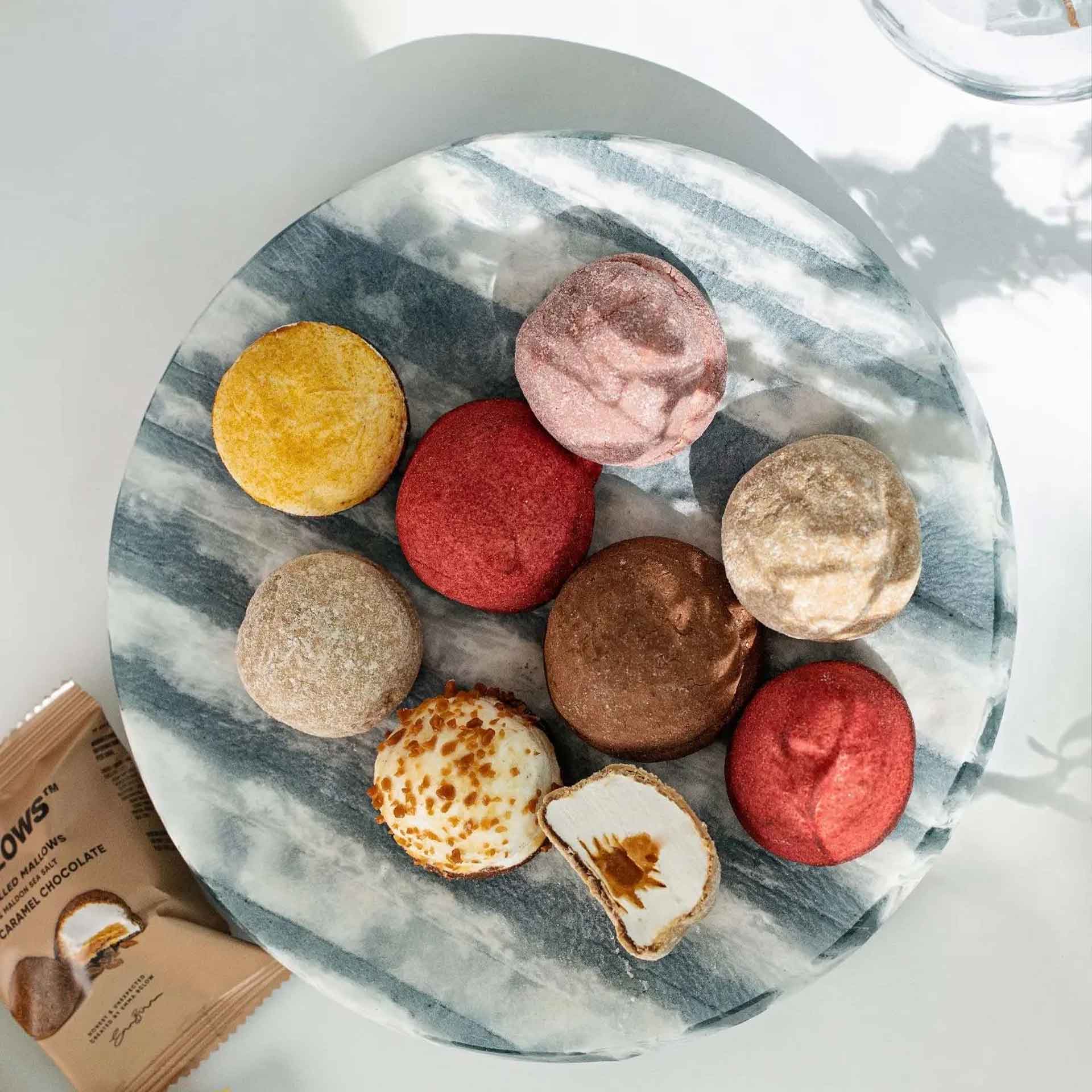 the mallows marshmallows gevuld met karamel pynappel