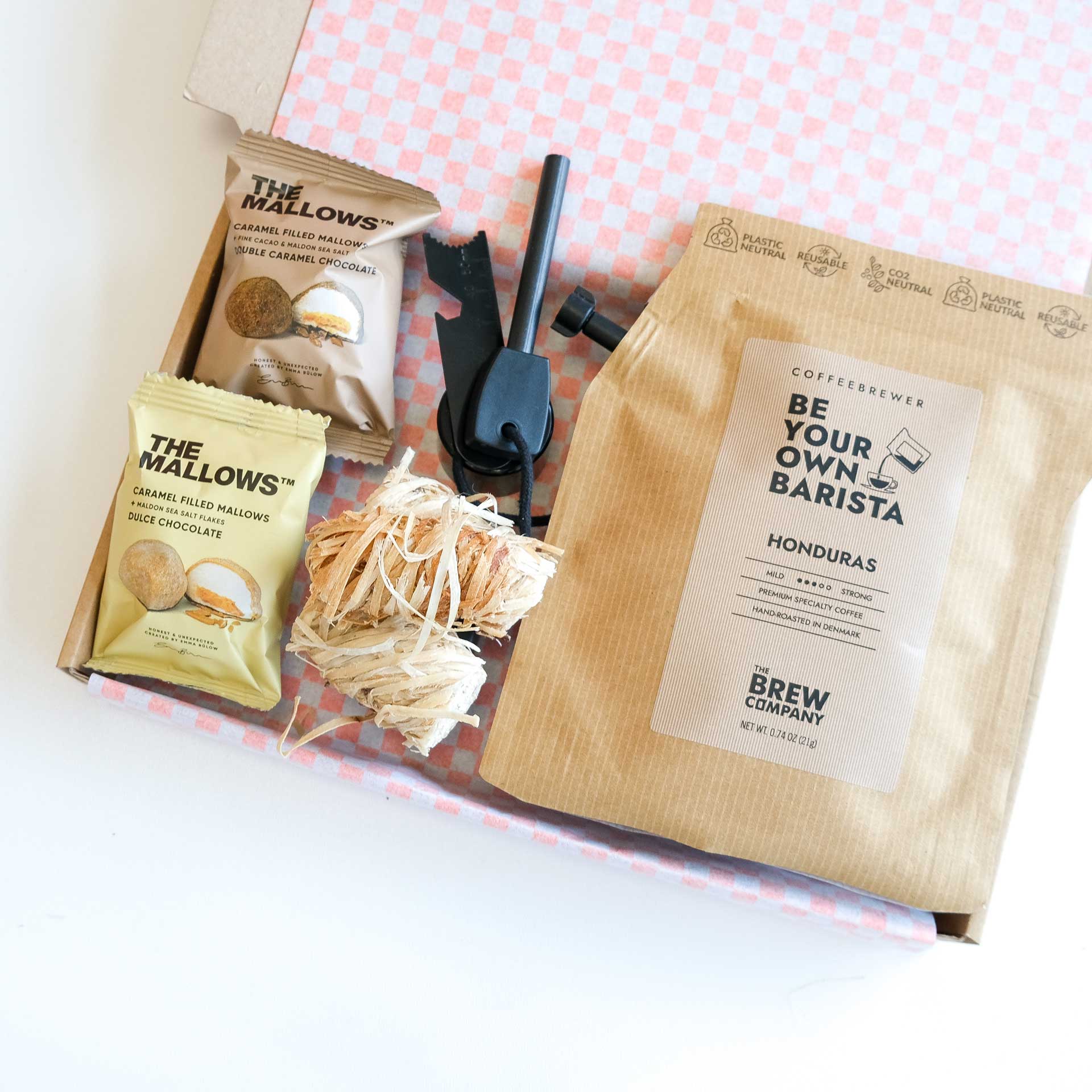 vaderdag brievenbus cadeau man magnesium vuurstarter coffeebrewer aanmaakwokkel marshmallows pynappel Uniek cadeau voor mannen