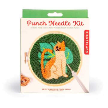 cat punch needle kikkerland kat punchneedle pynappel brievenbus cadeau