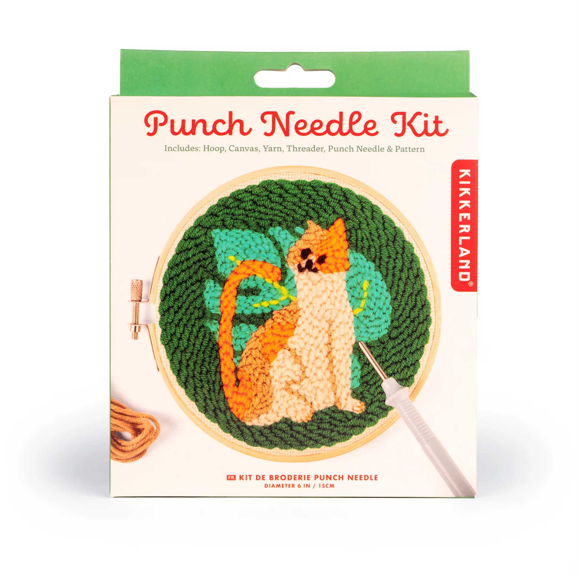 cat punch needle kikkerland kat punchneedle pynappel brievenbus cadeau