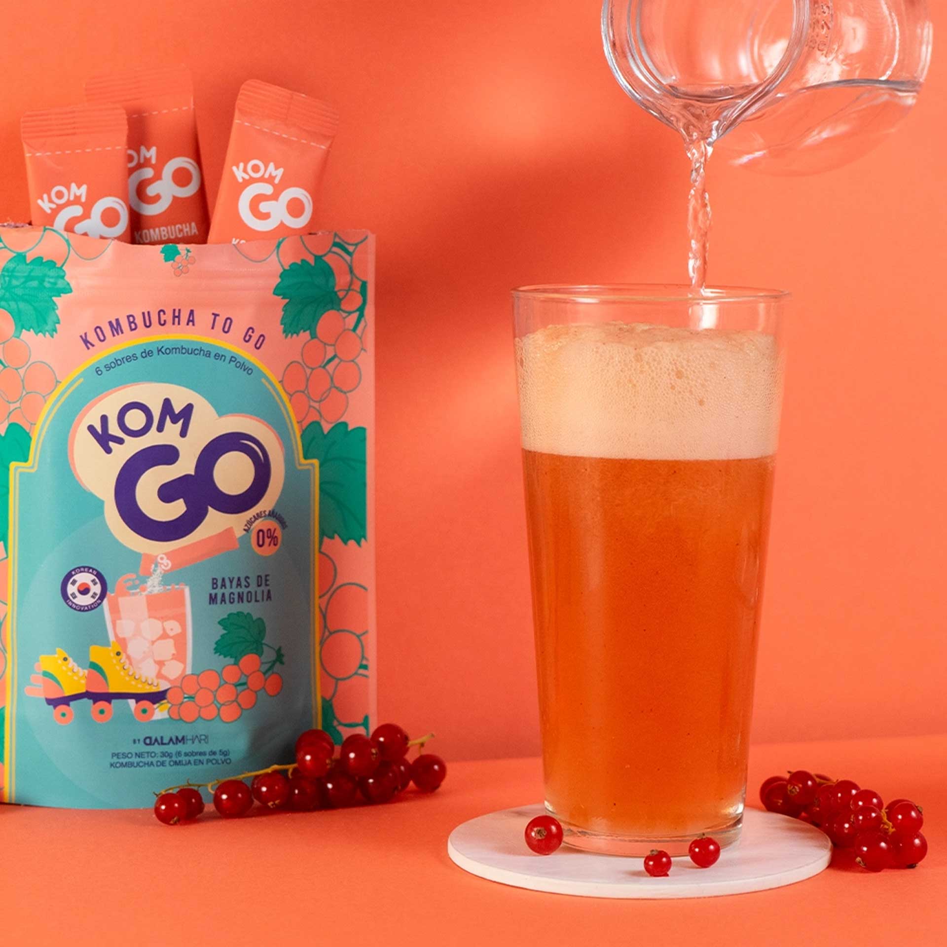 Koreaanse Kombucha ToGo - Citroen, Bessen, Framboos - Afbeelding 5