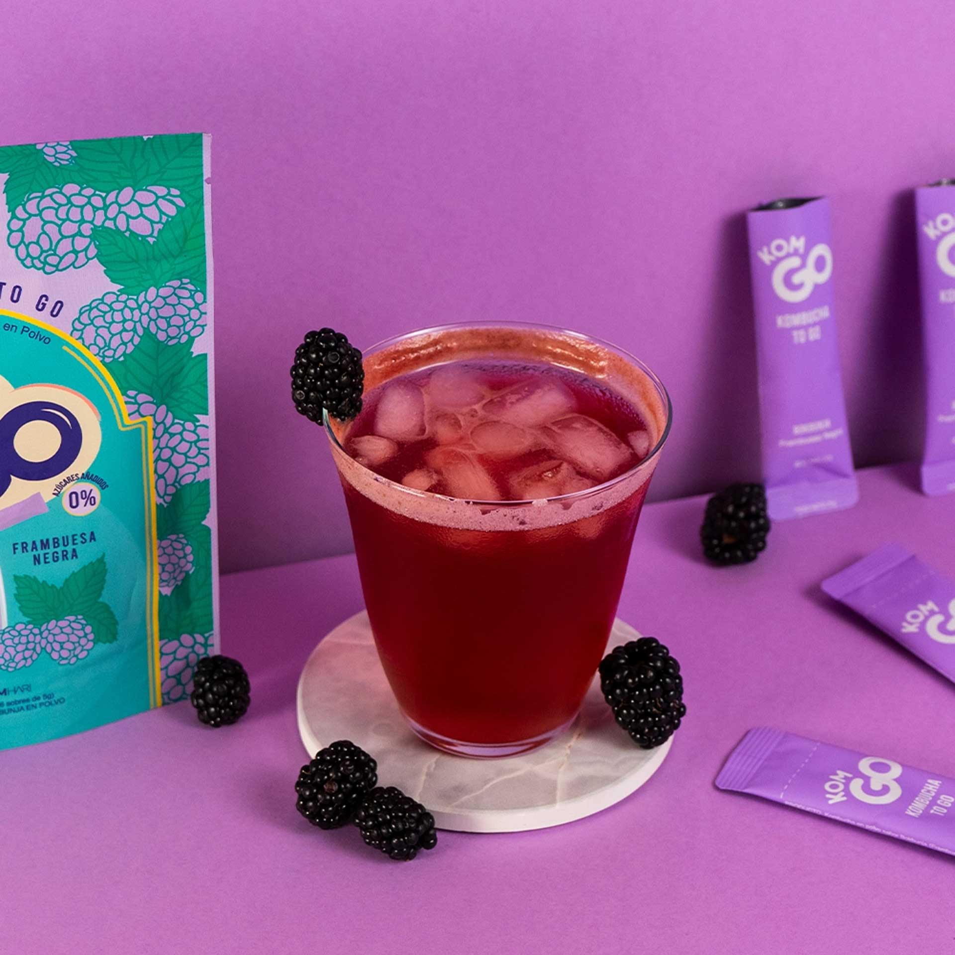 Koreaanse Kombucha ToGo - Citroen, Bessen, Framboos - Afbeelding 3