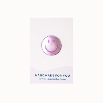 smiley pin broche symbolisch cadeautje