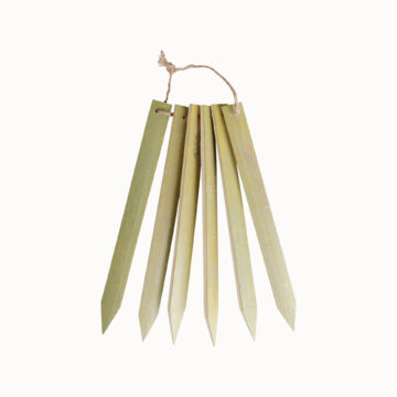 bamboe plantenstekers l esschert 20 cm pynappel cadeau plantenliefhebber