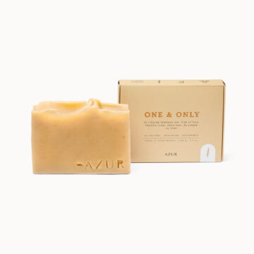 shampoo bar azur one and only haarzeep natuurlijke zeep pynappel