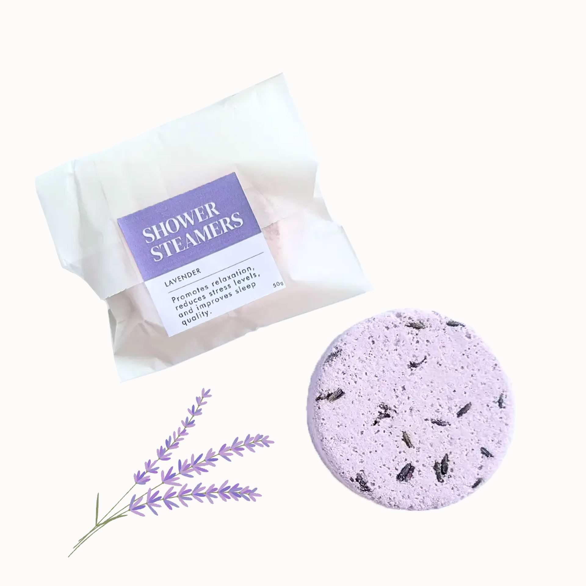 shower steamer lavendel douche stomer lavender essentiele olie douche steamer lavender