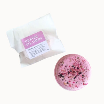 shower steamer sorbet mandarin pynappel douche steamer brievenbus cadeau mandarijn