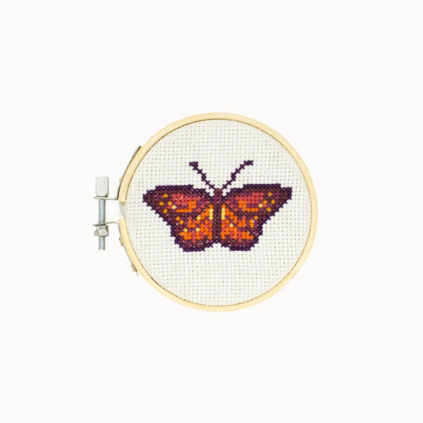 vlinder borduurkit kikkerland borduur kit mini butterfly kruissteek borduursetje diy kits borduren pynappel