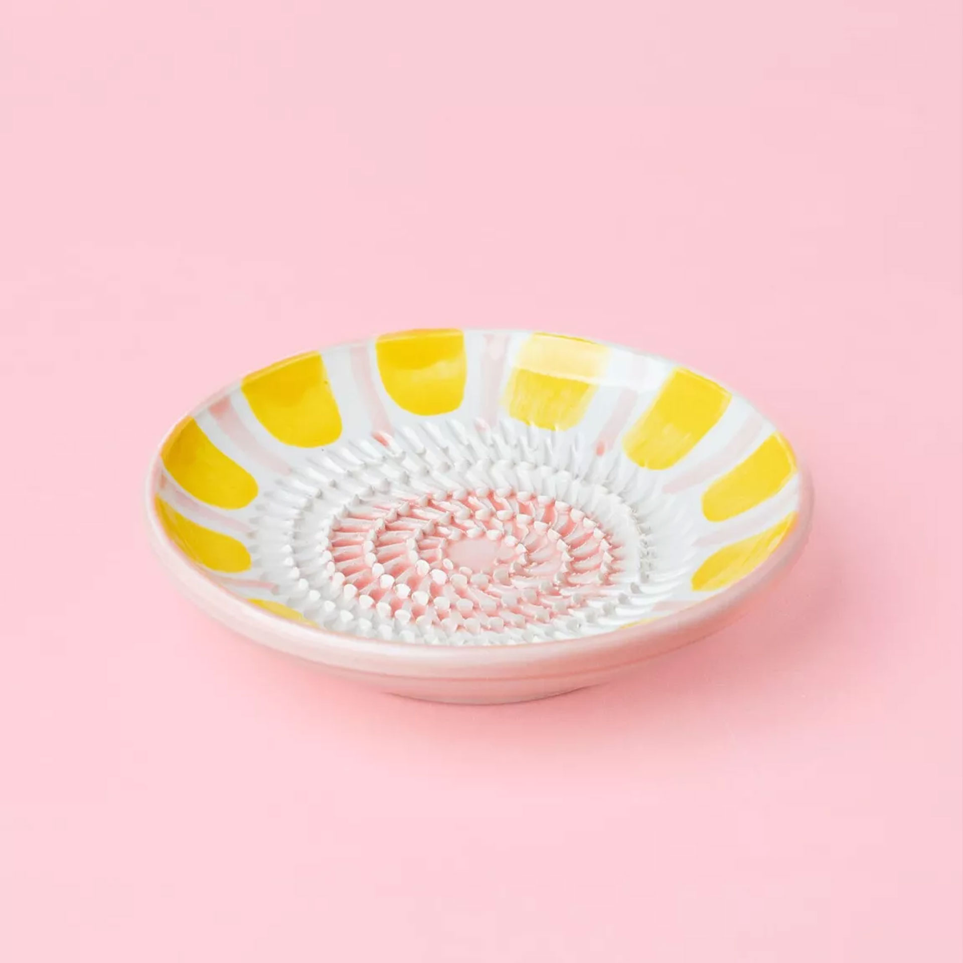 knoflook rasp bordje rasp schaaltje roze geel rosa valentina pynappel