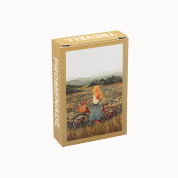 mini puzzel promenade trevell 99 stukjes pynappel brievenbus cadeau legpuzzel flowery bike ride