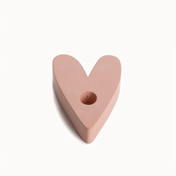 hart kandelaar potloodkaars concrete kandelaar rustik lys heart blossom beton kandelaar potloodkaarsen pynappel