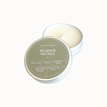 soja geurkaars bergamot zeezout
