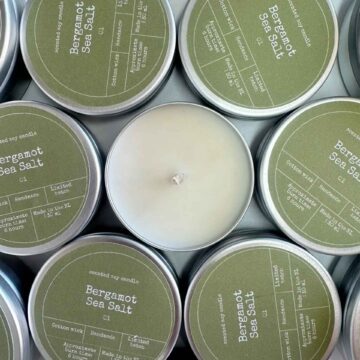 soja geurkaars bergamot zeezout