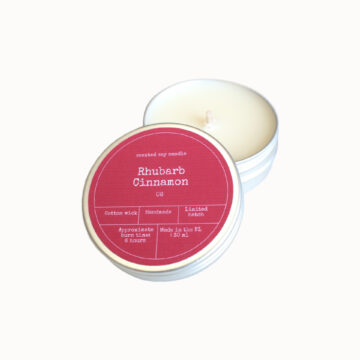 soja geurkaars rhubarb cinnamon