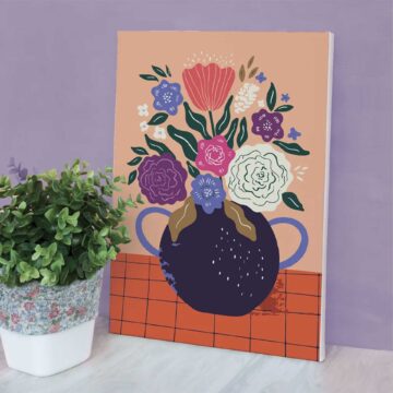 schilderen op nummer bloemen painting by number graine creative