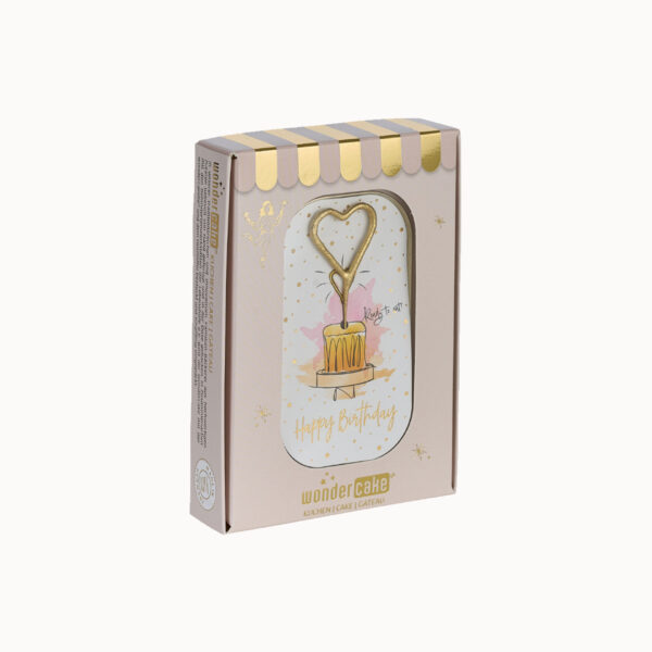 brievenbus cake versturen happy birthday wondercake wondercandle cake verjaardagscake pynappel brievenbus cadeau