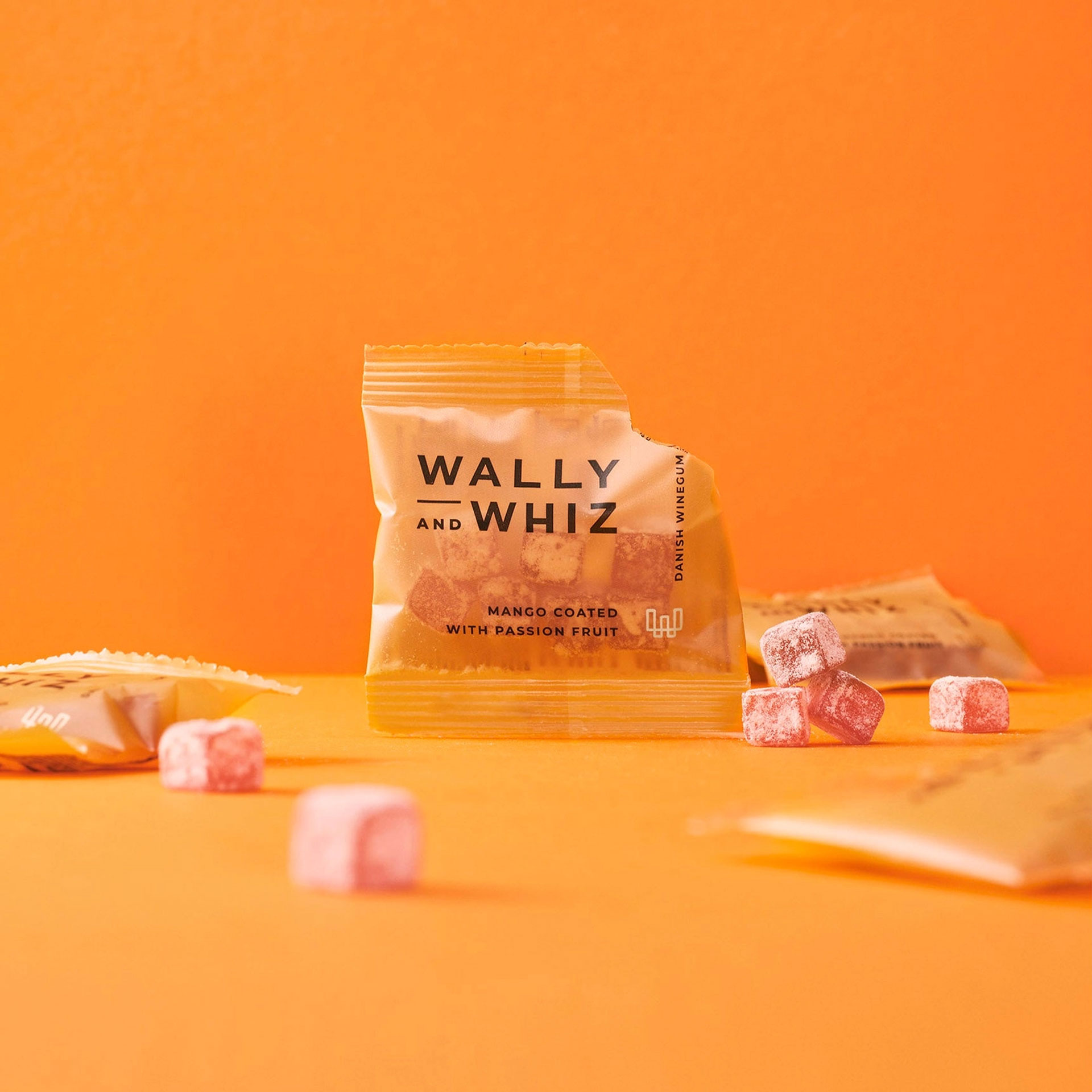 vegan winegums mango passievrucht wally and whiz passionfruit natuurlijke winegums pynappel