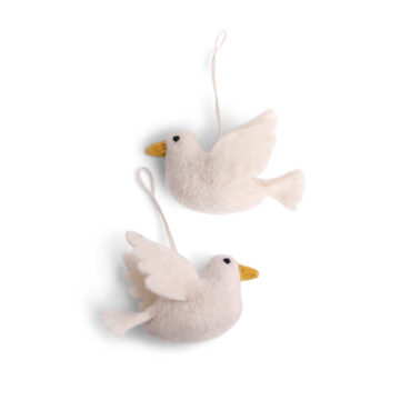 vilten vredes duifjes peace of dove vilten hangers