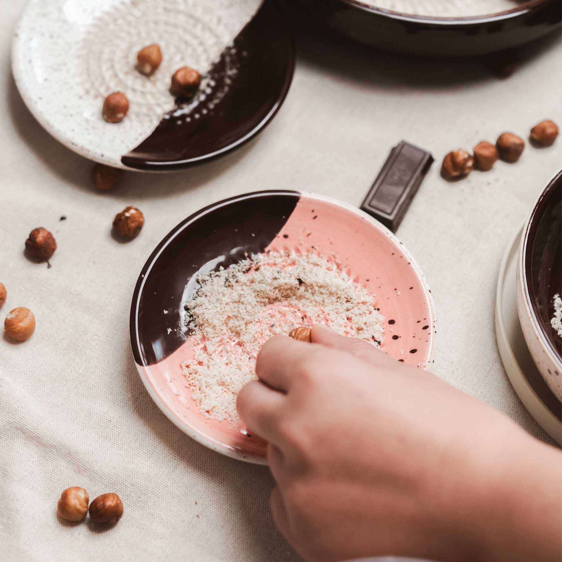 rasp bordje roze chocolate pink alfar tierra cocida pynappel