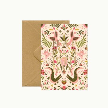 verjaardagskaart botanisch