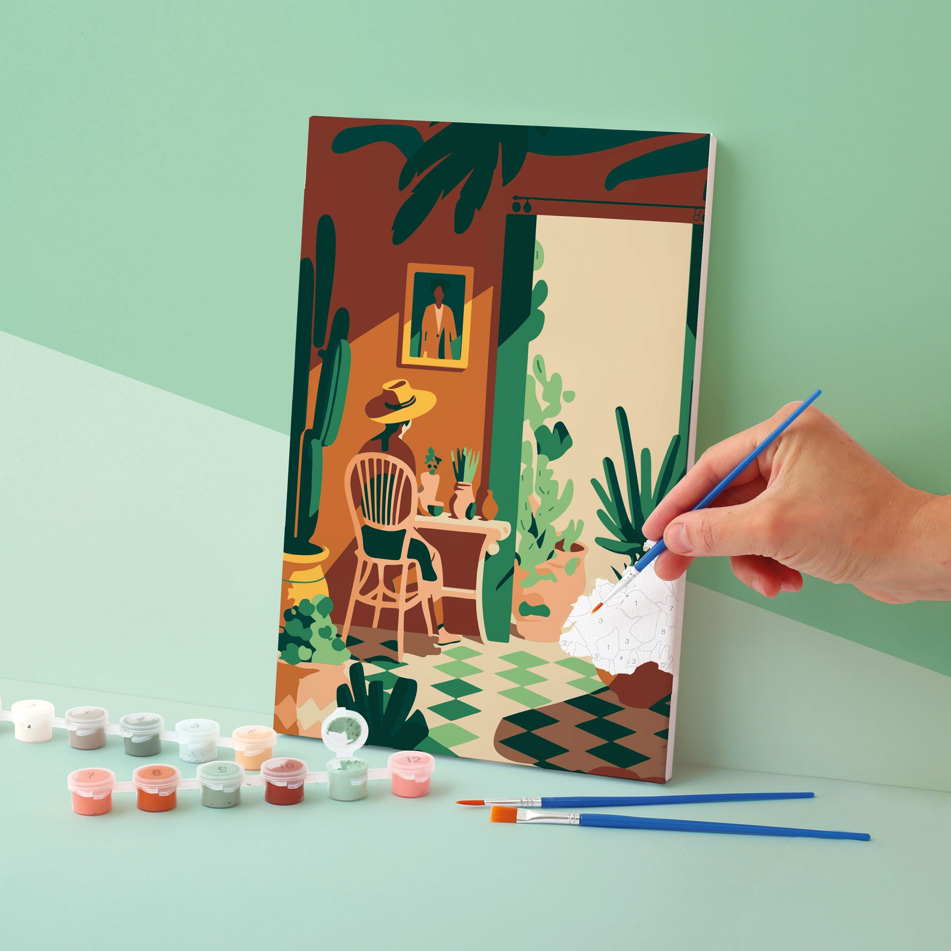 schilderen op nummer volwassenen summer softness painting by number graine creative