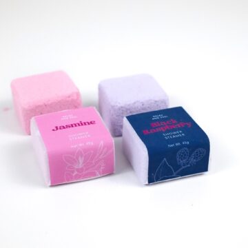 shower steamer jasmijn framboos douche steamer combo relax and feel natuurlijk douche stomer pynappel