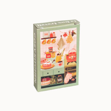 mini puzzel cosy kitchen trevell 99 stukjes pynappel brievenbus cadeau