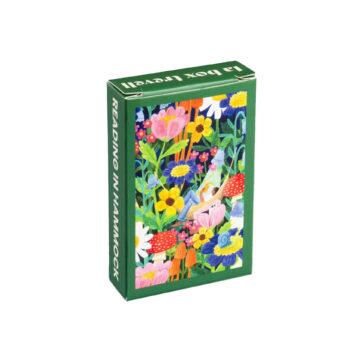 mini puzzel reading in hammock trevell 99 stukjes pynappel brievenbus cadeau